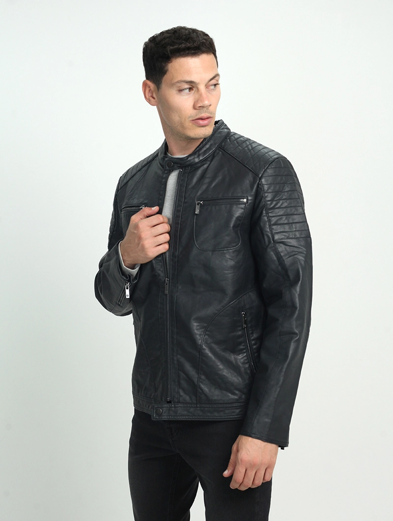 Blouson cuir